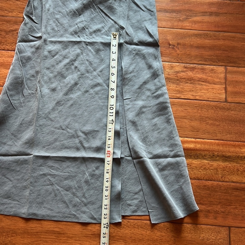 NWT TOPSHOP Soft Touch Twist Low Rise Maxi Skirt Multipe Sizes Charcoal - Picture 9 of 10